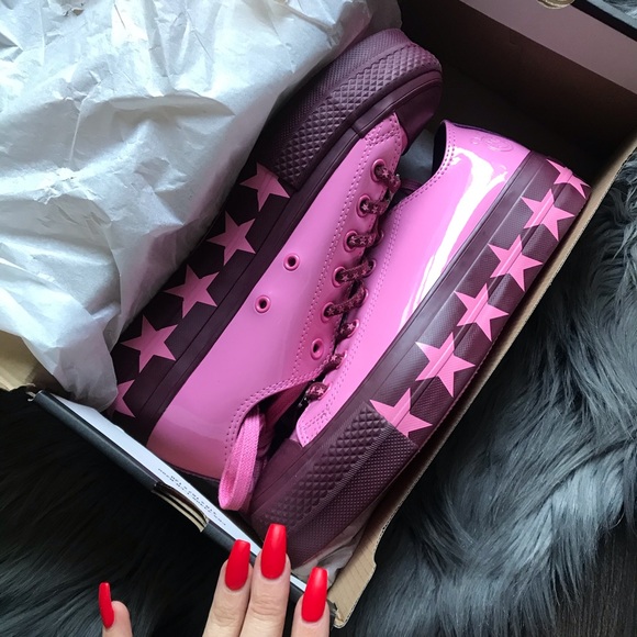 NEW 🤩 MILEY X CONVERSE LIFT PATENT ALLSTAR - Picture 2 of 8